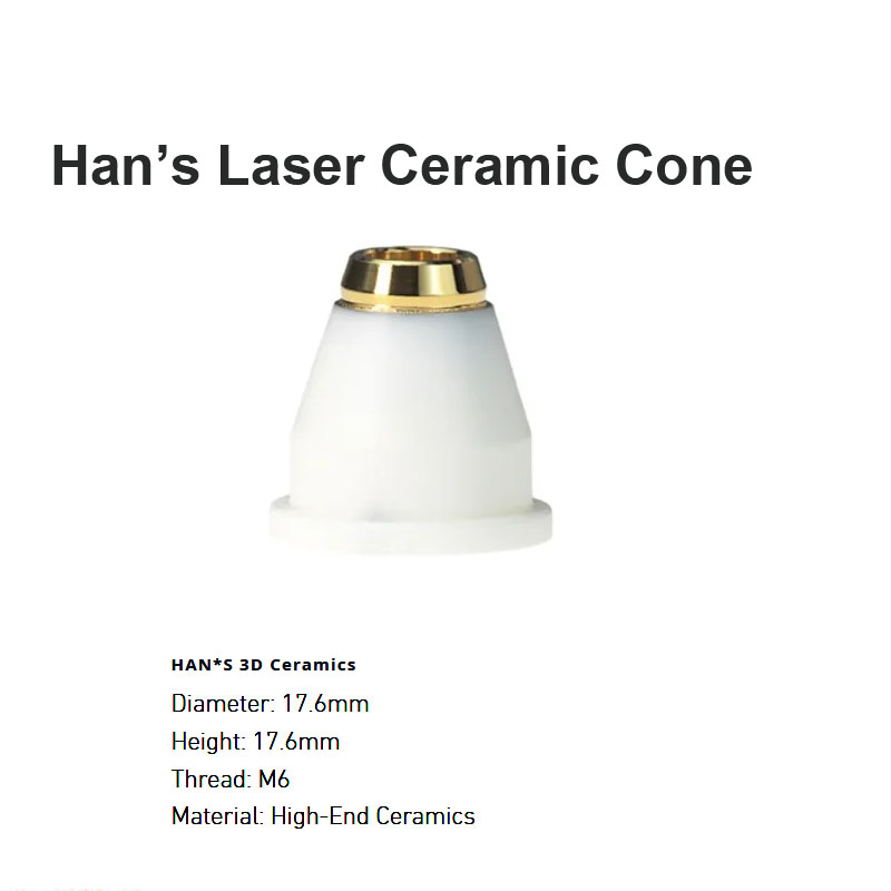 Han’s Laser Ceramic Cone D17.6 mm H17.6mm
