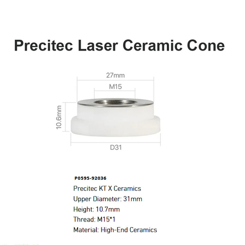 Precitec Laser Ceramic Cone D31mm H10.7mm