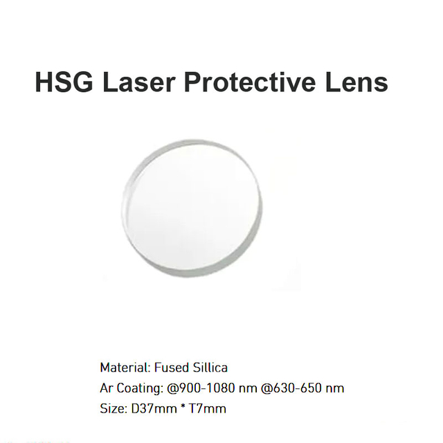 HSG Laser Protective Lens D37*T7mm 