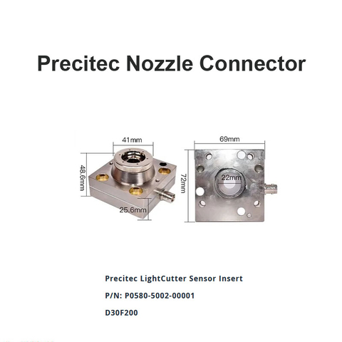 Đầu nối vòi phun Precitec D30 F200