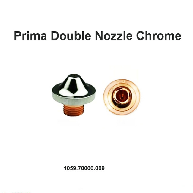 Đầu phun đôi Prima Chrome 1,75mm