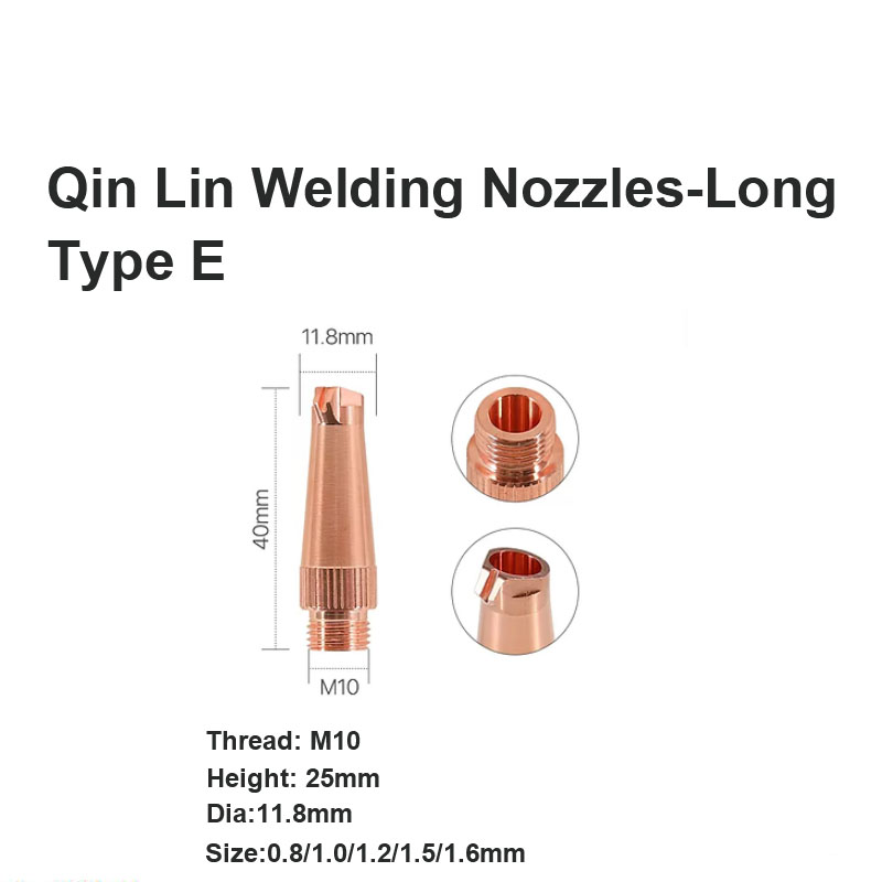 Đầu phun hàn Qin Lin-Loại dài E