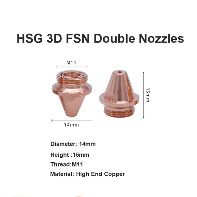 Đầu phun đôi HSG 3D FSN 