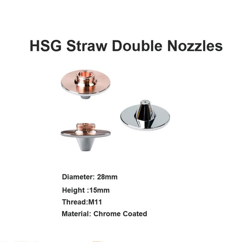 HSG Straw Double Nozzles