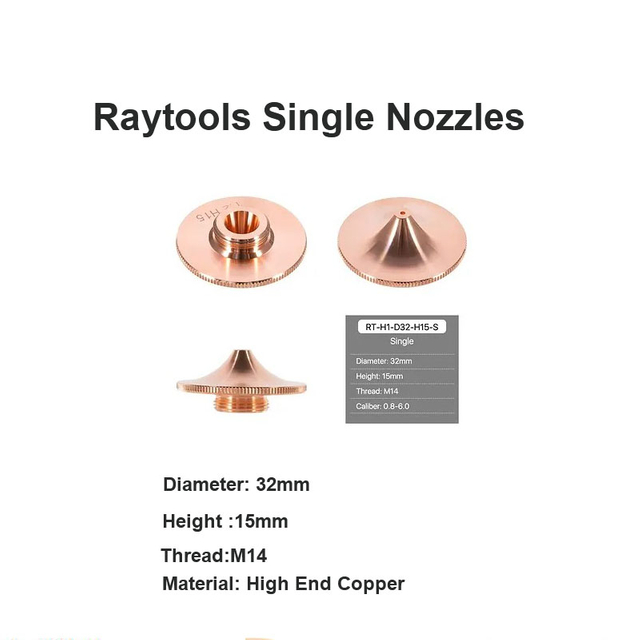 Raytools Single Nozzles RT-H1-D32-H15-S