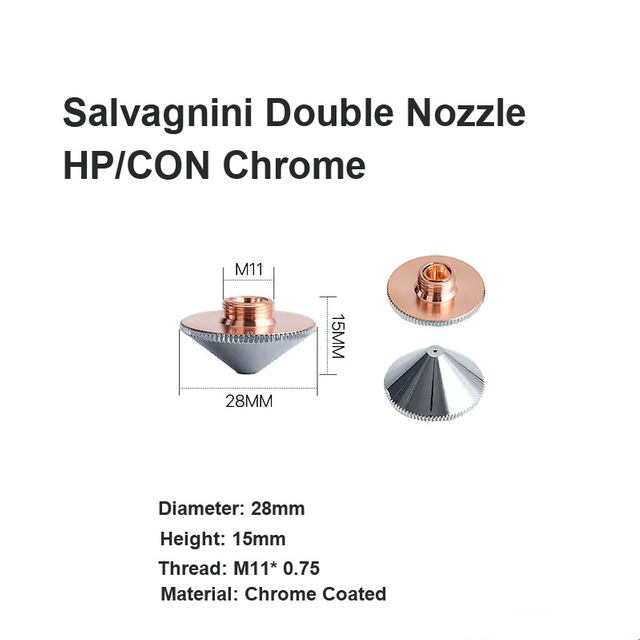 Vòi phun đôi Salvagnini HP&CON Chrome