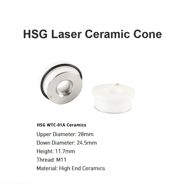 Nón gốm Laser HSG D 28mm H11.7mm