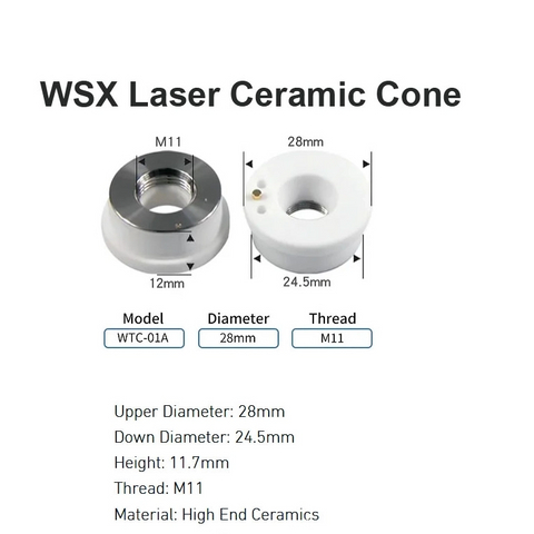 WSX Laser Ceramic Cone D19.5mm