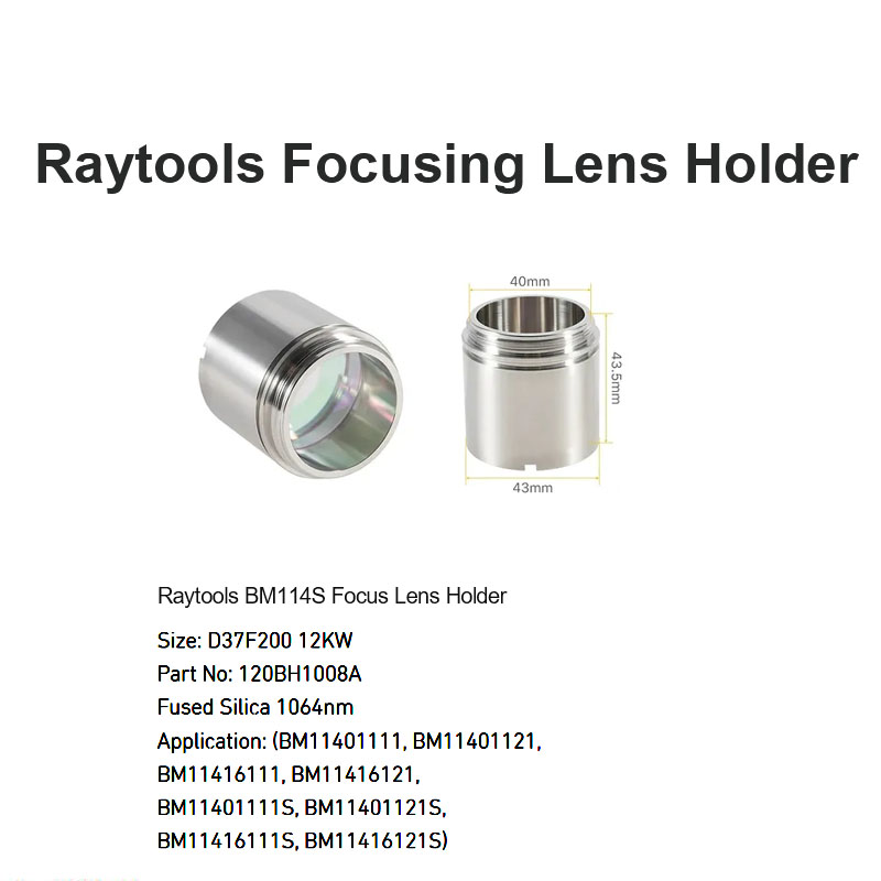 Raytools BM114S Focus Lens Holder D37 F200 12KW