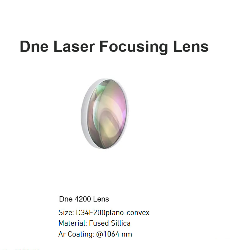 Ống kính lấy nét bằng laser Dne D34 F200 Plano-lồi 